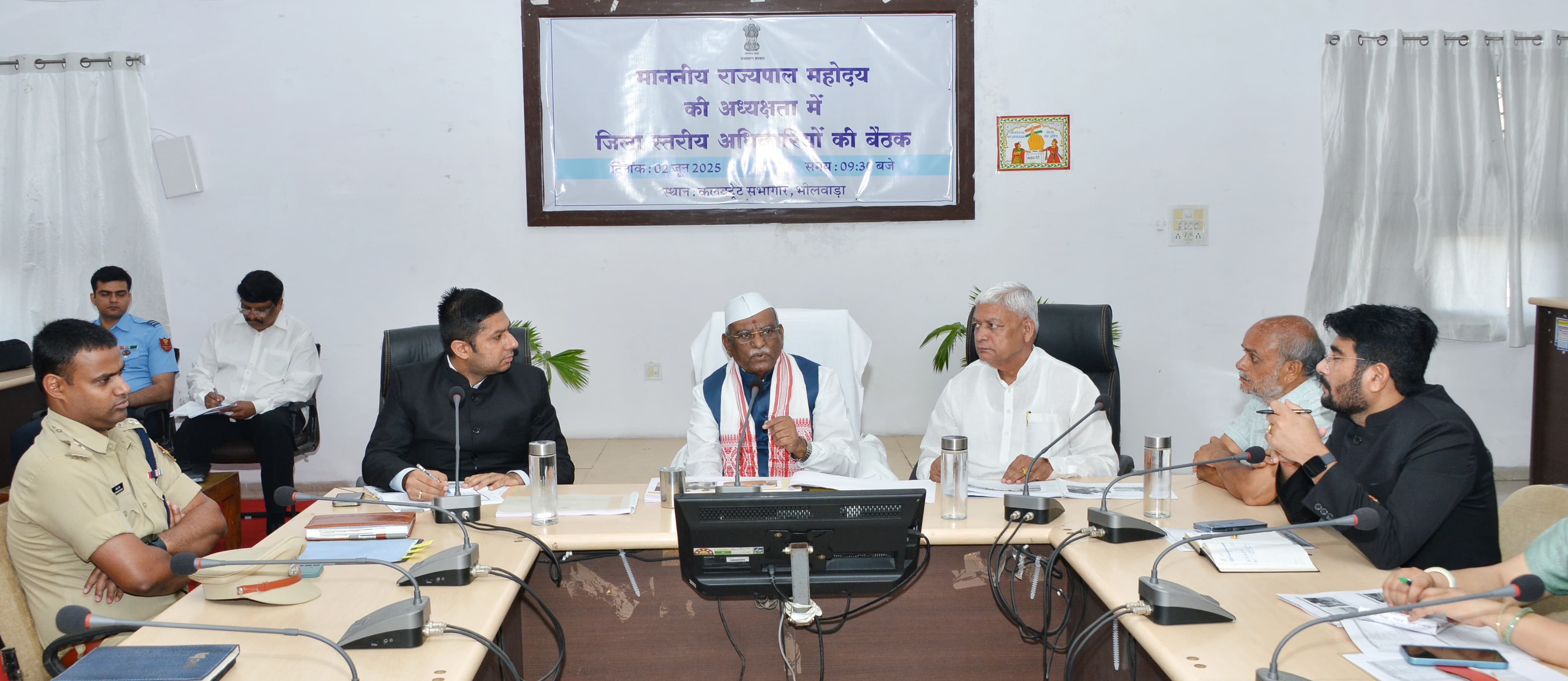 राज्यपाल हरिभाऊ बागडे का भीलवाड़ा दौरा, वंचितों को योजनाओं से जोड़ने पर दिया जोर